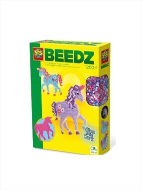 SES Iron on Beads Set-Unicorn Fantasy Horse 1200 Pcs For Age 5+  New In Box